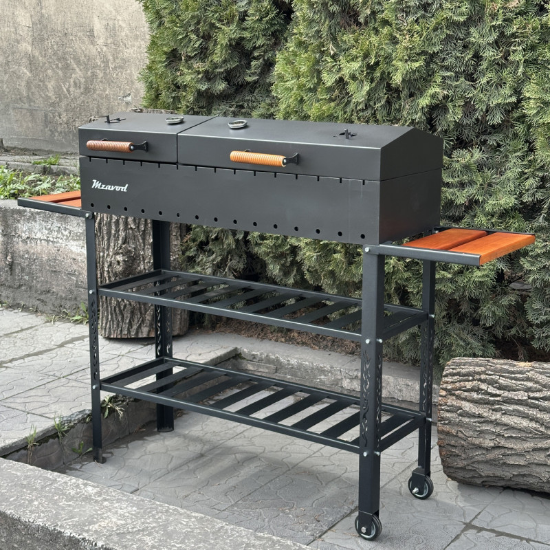 Мангал-барбекю Mzavod Геліос на 15 шампурів 4мм