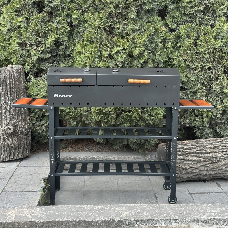 Мангал-барбекю Mzavod Геліос на 15 шампурів 4мм