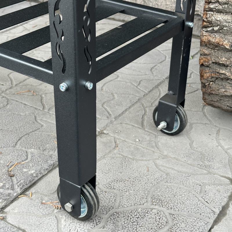 Мангал-барбекю Mzavod Геліос на 15 шампурів 4мм