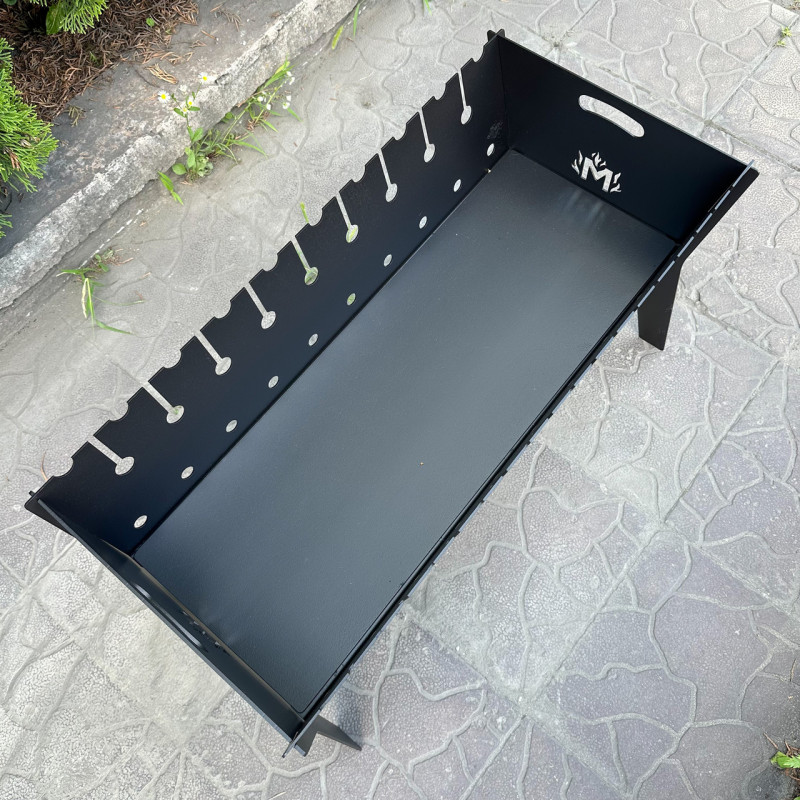 Розбірний мангал Mzavod Фенікс на 10 шампурів 3мм