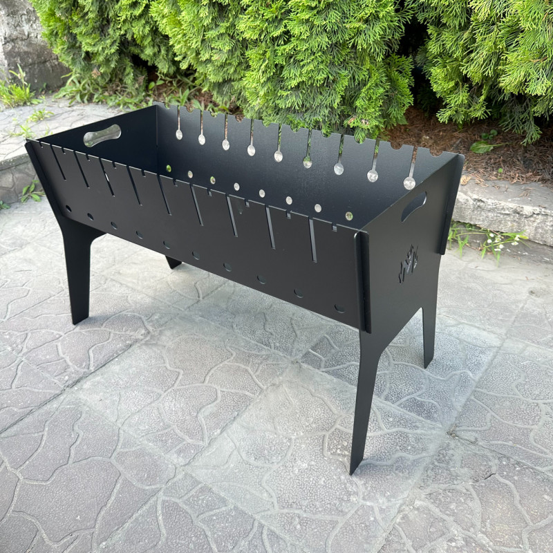 Розбірний мангал Mzavod Фенікс на 10 шампурів 3мм