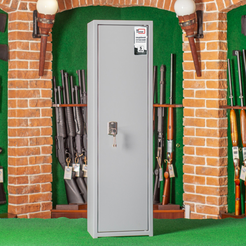 Сейф збройовий ШОЕ-1000, сірий