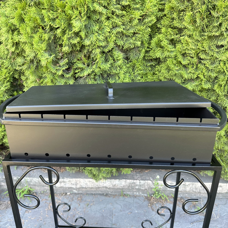 Универсальна кришка Mzavod для мангалу на 9 шампурів