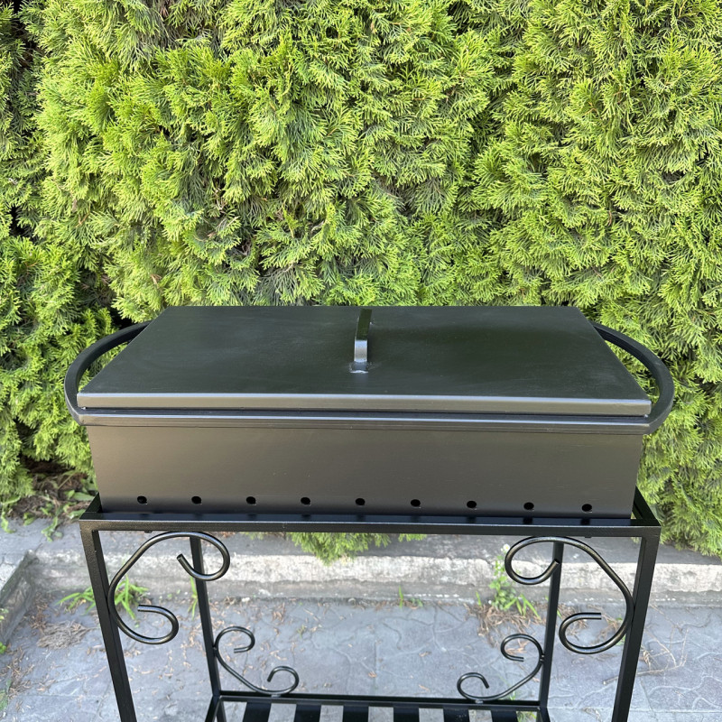 Универсальна кришка Mzavod для мангалу на 9 шампурів