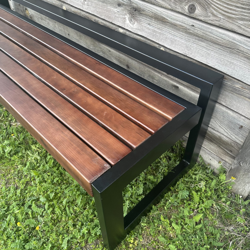 Лавка паркова Лофт без спинки