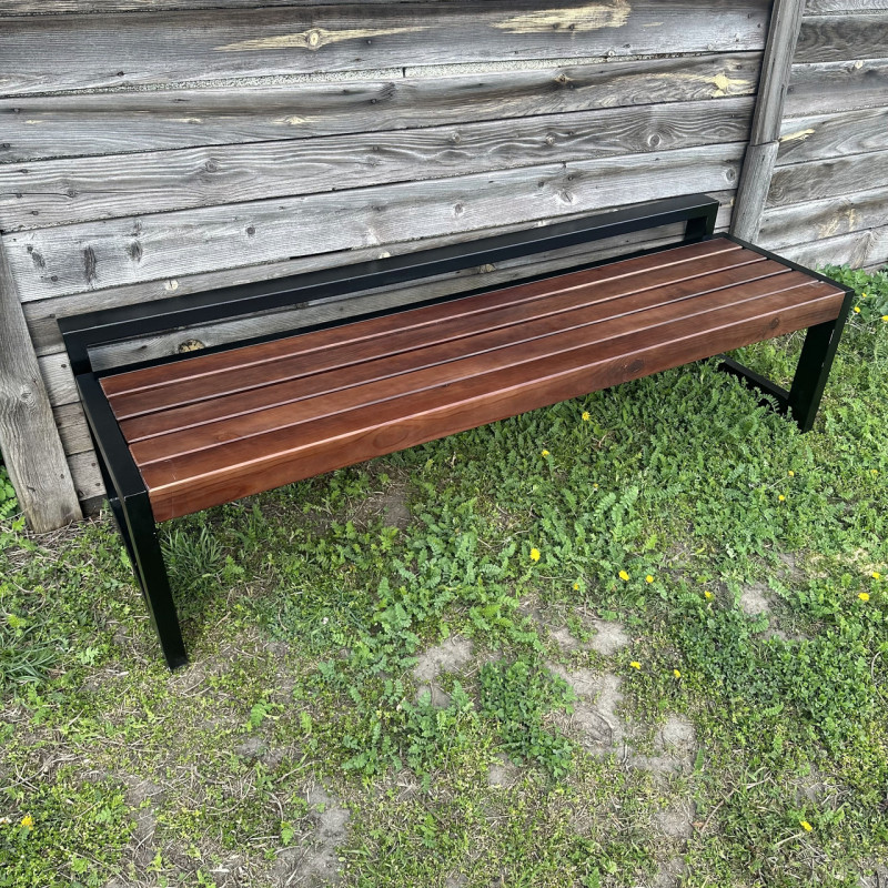 Лавка паркова Лофт без спинки