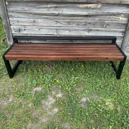 Лавка паркова Лофт без спинки