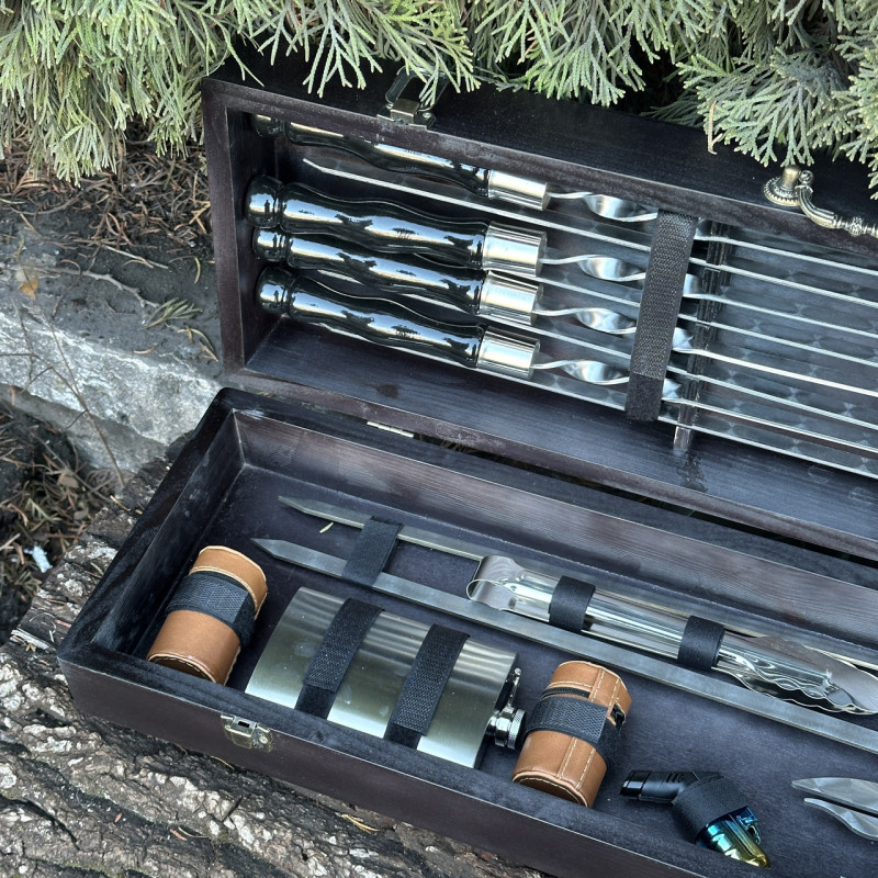 Подарунковий набір Mzavod Мисливець чорний