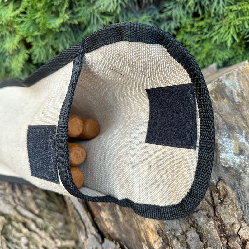 Чохол-сумка Mzavod із клапаном на липучці на 8 шампурів білий