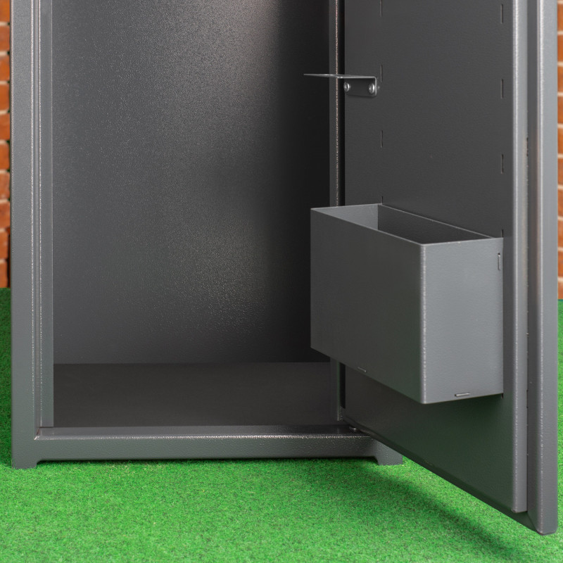 Сейф збройовий ШОС-1000, антрацитово-сірий