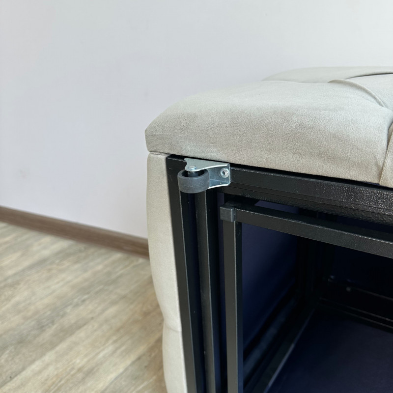 Пуф-трансформер 5в1 Остін-1 велюр бежевий 3-0-9005