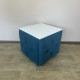 Пуф-трансформер 5в1 Остін-1 зі столиком велюр бірюзовий/біла аляска 2-3-9005