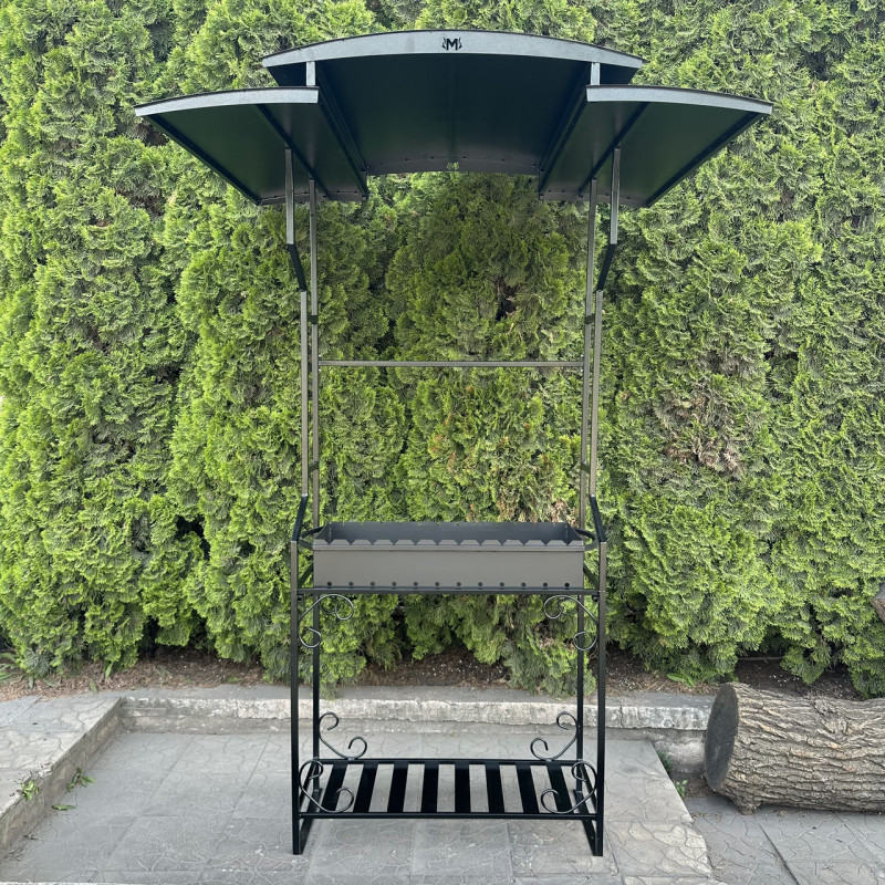 Мангал Mzavod Зевс на 12 шампуров 3мм с крышей