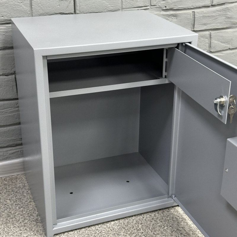 Офісний сейф СБЕ-550 сірий