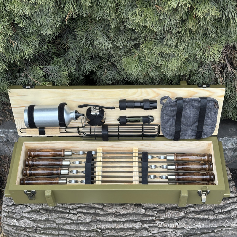 Подарочный набор Mzavod Штурм оливковый