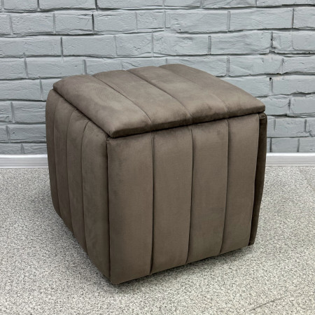 Пуф-трансформер 5в1 Остін-2 велюр сіро-коричневий 5-0-9005