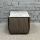 Пуф-трансформер 5в1 Остін-2 зі столиком велюр сіро-коричневий/сірий бетон 5-6-9003