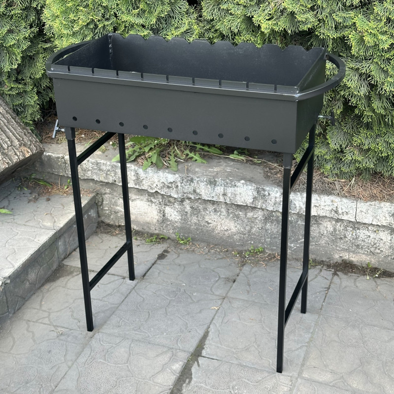 Мангал Mzavod Гектор на 9 шампурів 2мм на ніжках