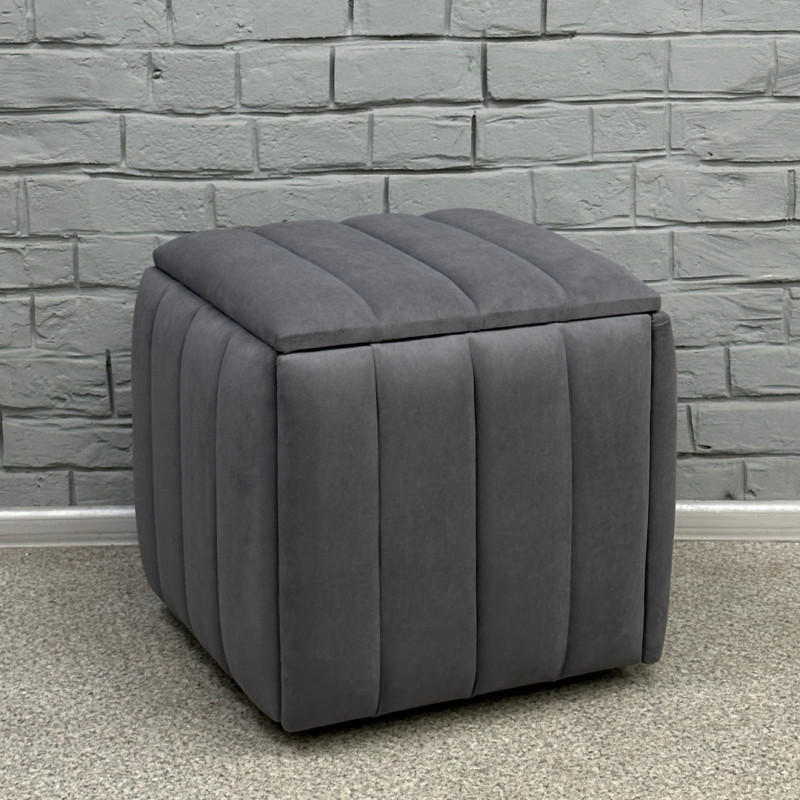 Пуф-трансформер 5в1 Остін-2 велюр сірий 7-0-9003