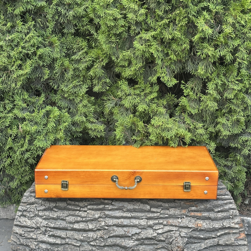 Подарунковий набір Mzavod Отаман кейс-столик світлий