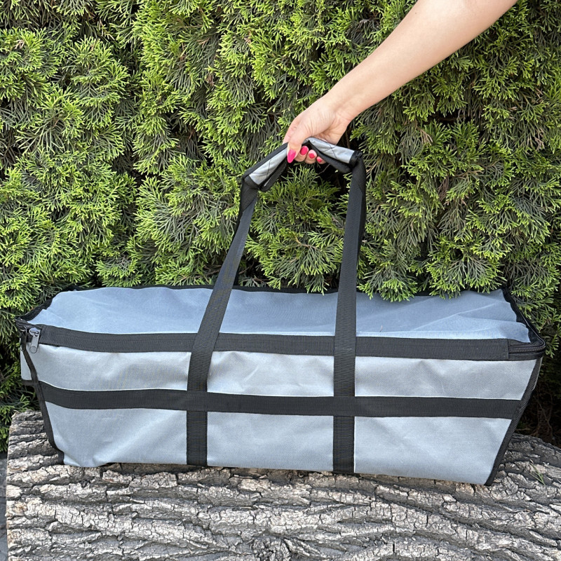 Чехол для мангала Гектор на 9 шампуров серый