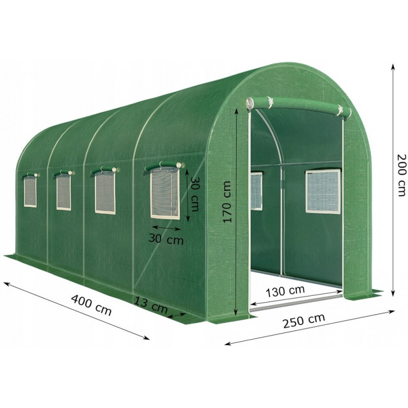 Парник, теплица 10 м² (400 x 250см) Garden Line Польша