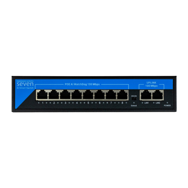 PoE комутатор (switch) 8 портів SEVEN P-7328