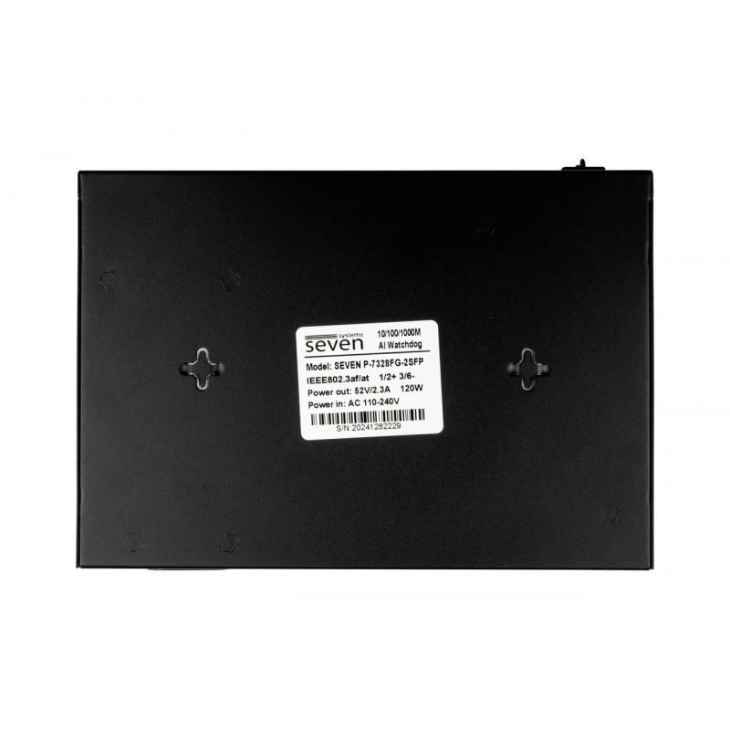 Гігабітний PoE комутатор 8 портів SEVEN P-7328FG-2SFP