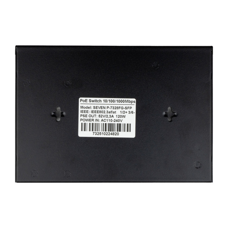 PoE комутатор (switch) 8 портів SEVEN P-7328FG-SFP