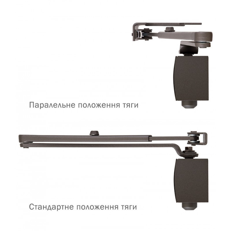 Дотягувач дверей RYOBI 1200 metallic bronze 80 кг