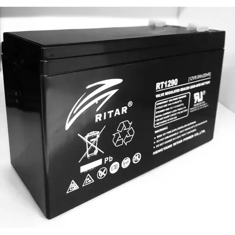 Акумуляторна батарея Ritar HR1290 12В/9Ач