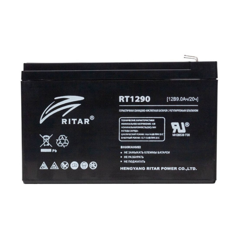 Акумуляторна батарея Ritar HR1290 12В/9Ач