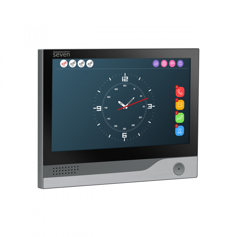 IP-відеодомофон 7 дюймів з Wi-Fi SEVEN DP-7578FHDW - IPS black