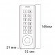 Биометрический контроллер доступа Bluetooth с кодовой клавиатурой SEVEN CR-7474BF MF