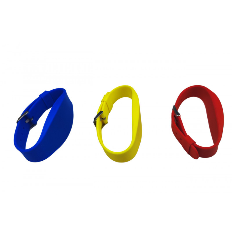 RFID браслет з чипом MIFARE SEVEN R-66 червоний