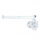 Дотягувач дверей від 40 до 65 кг SEVEN DC-7742 white