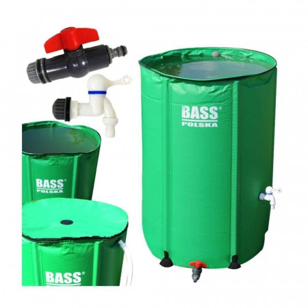 Бочка для води дощової 250 л Bass Polska 7997 зелена