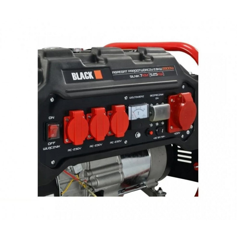 Бензиновый генератор Black Tools 13606 3.5 кВт 7HP 212см³