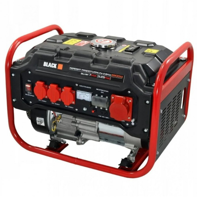 Бензиновый генератор Black Tools 13606 3.5 кВт 7HP 212см³