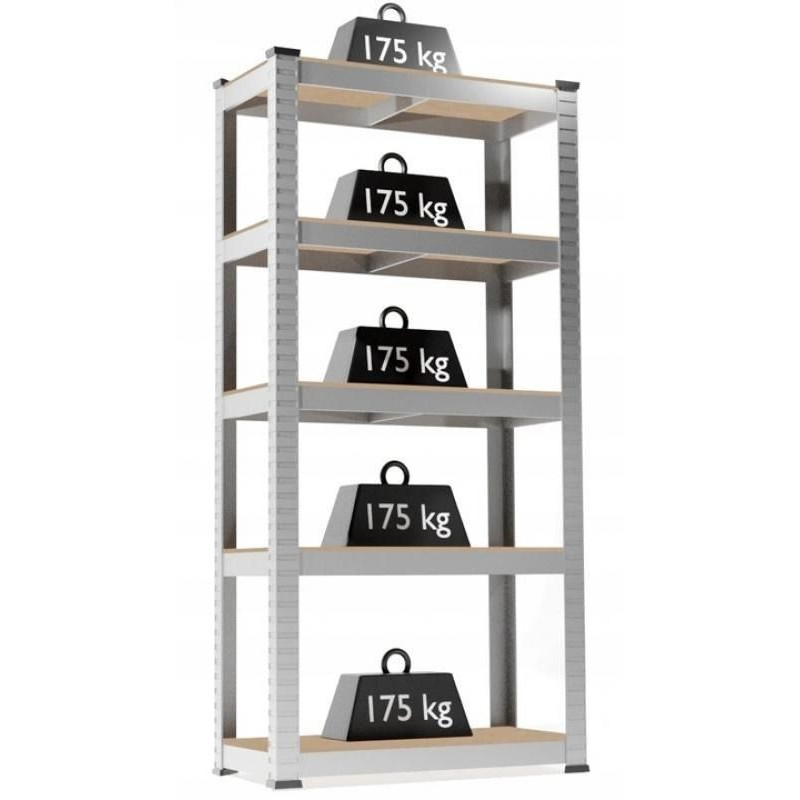 Стелаж складський металевий 180x90x40см плита 4см Вага 14.5кг