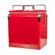 Портативний туристичний стальний холодильник в ретро стилі 13 л ESTI&ESTA CM-3200-A-MP червоний автохолодильник