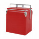Портативний туристичний стальний холодильник в ретро стилі 13 л ESTI&ESTA CM-3200-A-MP червоний автохолодильник