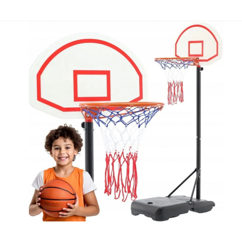 Регульована баскетбольна стійка з кошиком висота 165-240 см Garden Line TIS7499