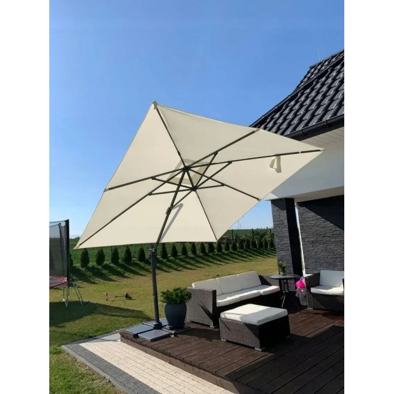 Зонтик садовый с наклоном 250 см Garden Line MINI ROMA GAO5385, бежевый