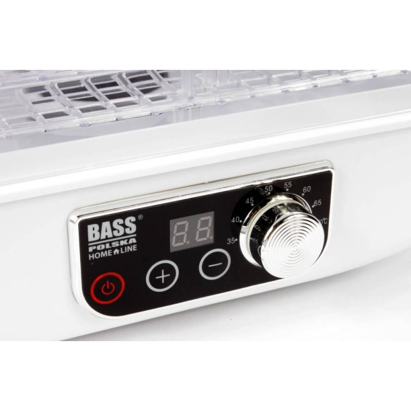 Сушилка для овощей и фруктов 250 Вт, с регулируемыми лотками Bass Polska BH-10602