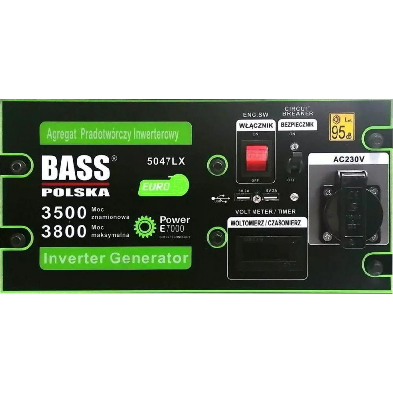 Потужний інверторний генератор Bass Polska BP-5047 LX: надійність і висока продуктивність