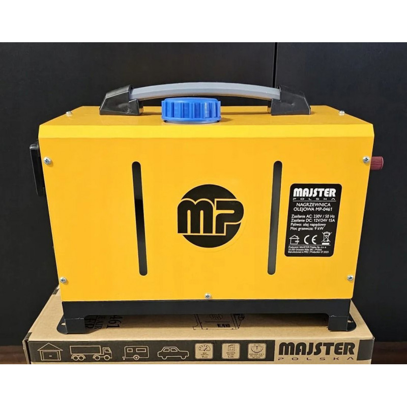 Автономный дизельный обогреватель MAJSTER POLSKA 9000 Вт, MP-0461 (12V-24V-220V)