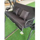Качели садовые с подушками и подстаканниками 170х110х153 см Bass Polska BH 10030, антрацит