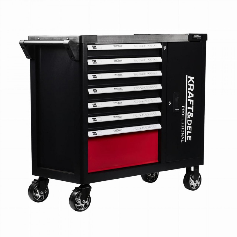 Тележка с инструментами Kraft&Dele KD1068, 299 шт