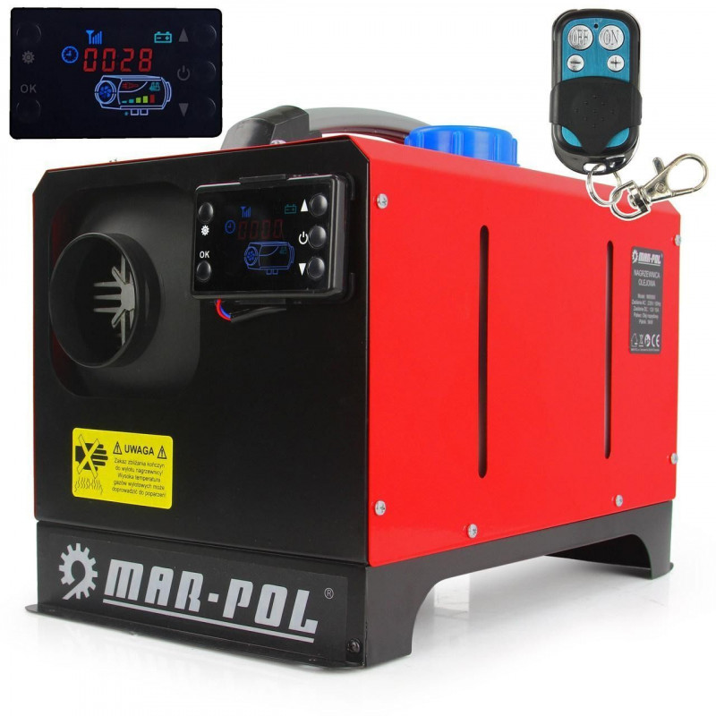 Автономный дизельный обогреватель WEBASTO 8000 Вт, Mar-POL M80950 (12V-220V)